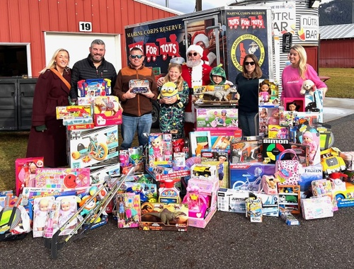 Over $2 k Raised for Local Toys for Tots Program