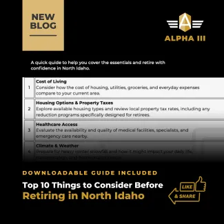 Retiring In North Idaho: Everything You Need to Know